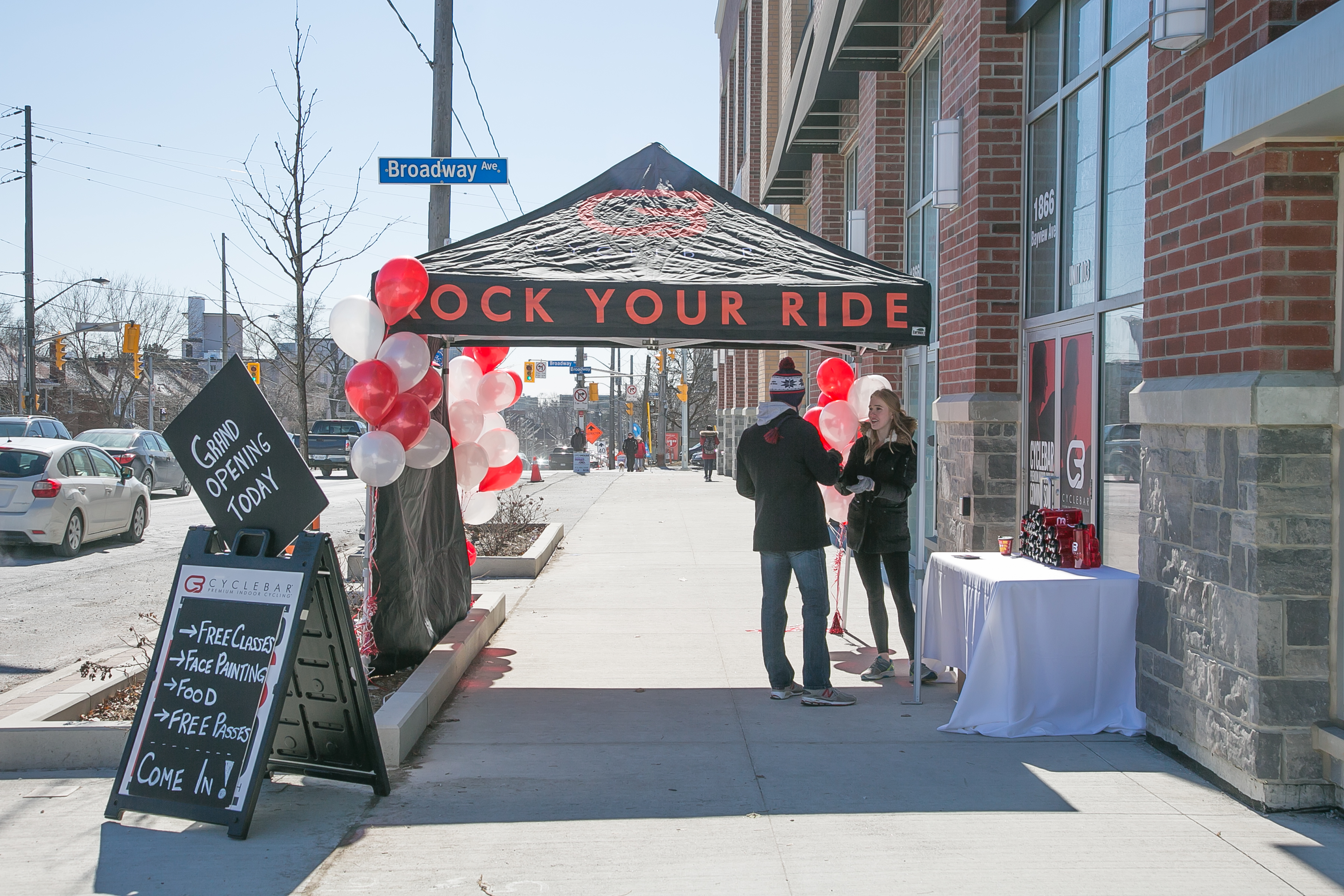 Hundreds attend CycleBar Leaside’s grand opening