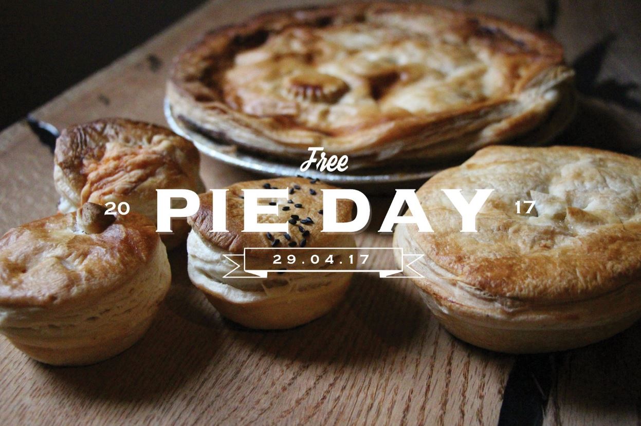 North Shore Pie Co. FREE Pie Day April 29